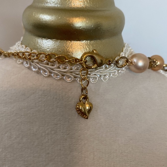 Carolee Vintage Rose Gold Pearl Necklace and Earrings.  NWOT - Picture 6 of 9